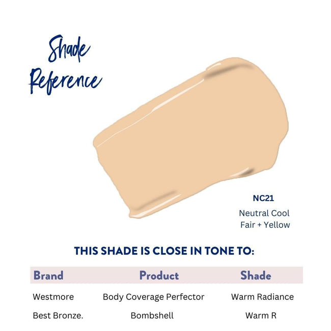 Bombshell Body & Leg Makeup + Pacote de Amostra Grátis