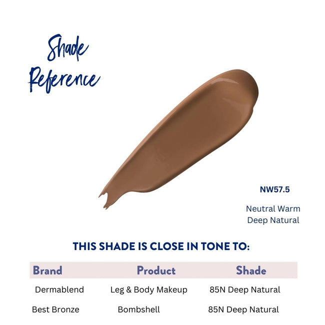 Bombshell Body & Leg Makeup + Pacote de Amostra Grátis