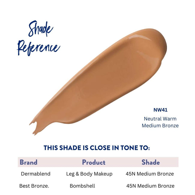 Bombshell Body & Leg Makeup + Pacote de Amostra Grátis