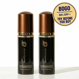 Mousse Autobronceador Vegano Con Color BOGO + 1 MITT 