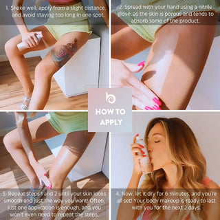 Best Bronze Body Makeup LEG MAKEUP Flawless Legs in Seconds! 150 ml