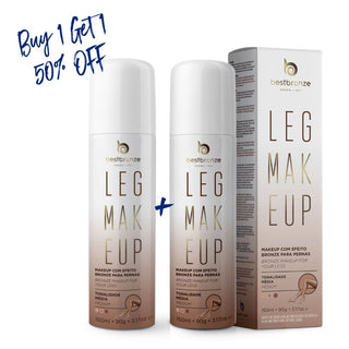 Best Bronze MEDIUM BOGO 50%OFF - Leg Makeup Flawless Legs 150ml