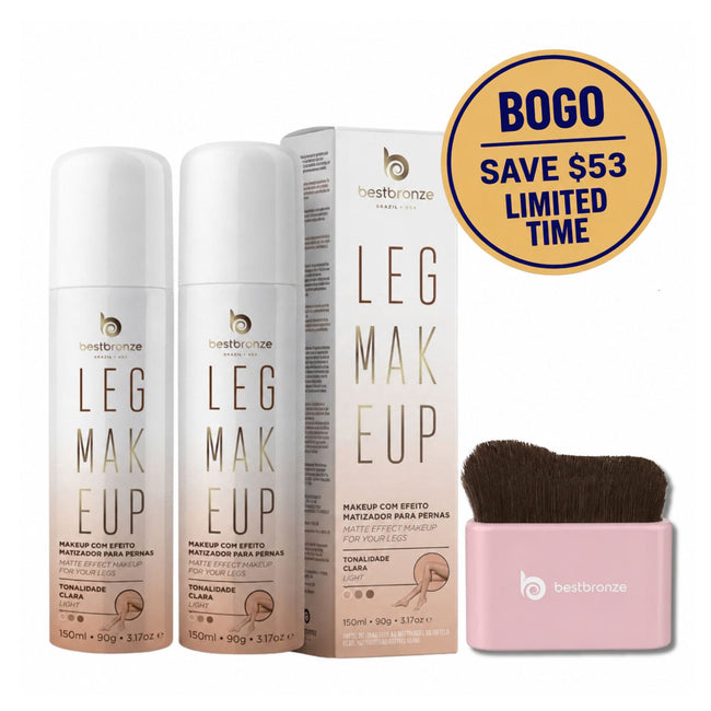 Vacation Kit | 2 Leg Makeup + Body Brush