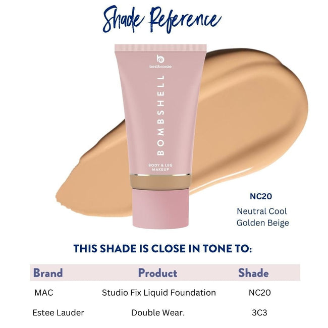 Bombshell Body & Leg Makeup - 100ml | 3.4 fl.oz